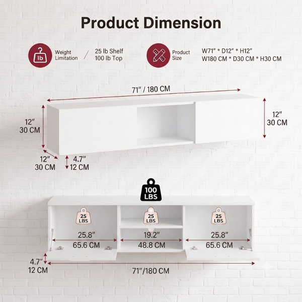 Dimensions du produit