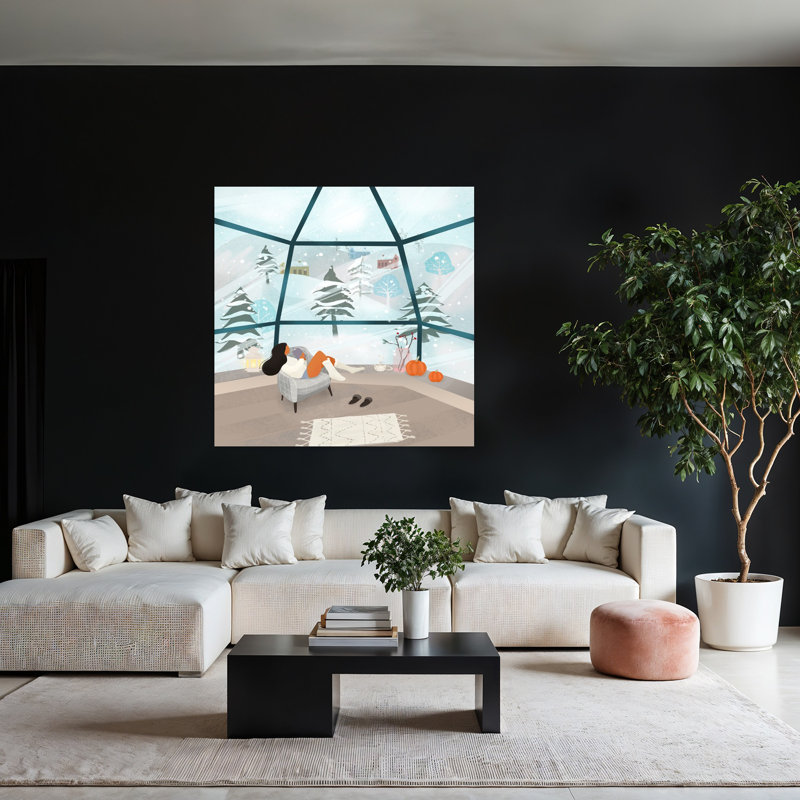 Art contemporain contemporain contemporain, H 48 po x l 48 po