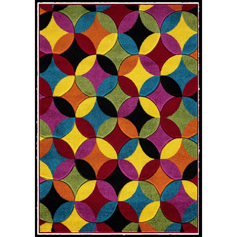 Lili-Mai Geometric Area Rug, Rectangle 120 x 170cm