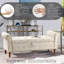 Banc de rangement capitonné à boutons de 62 po pour la chambre à coucher de 62 po, repose-pieds rembourré en tissu moderne, banc de fenêtre, accoudoirs roulés pour chambre à coucher, salon, vestibule-1504593606