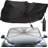 Sedan SUV Car Sun Shade For Windshield UV Rays And Heat Sun Visor Protector,Foldable Windshield Sun Shade Umbrella,Keep Car Cool,Easy To Use/Store,57''X 31''