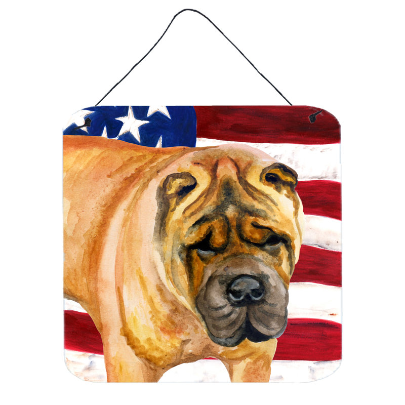Décoration murale patriotique, Schnauzer