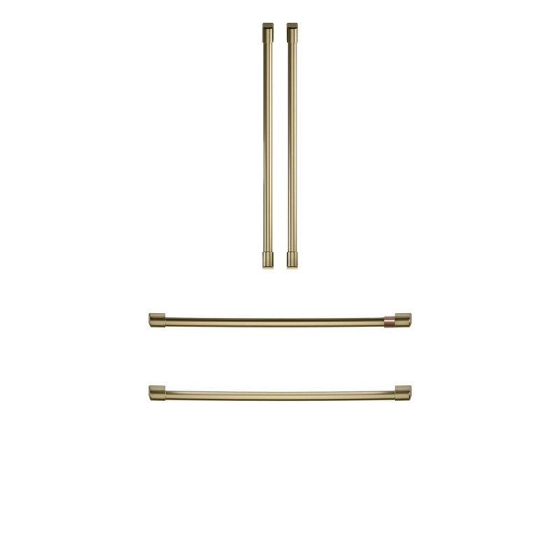 Refrigerator Handle Kit, Brushed Brass