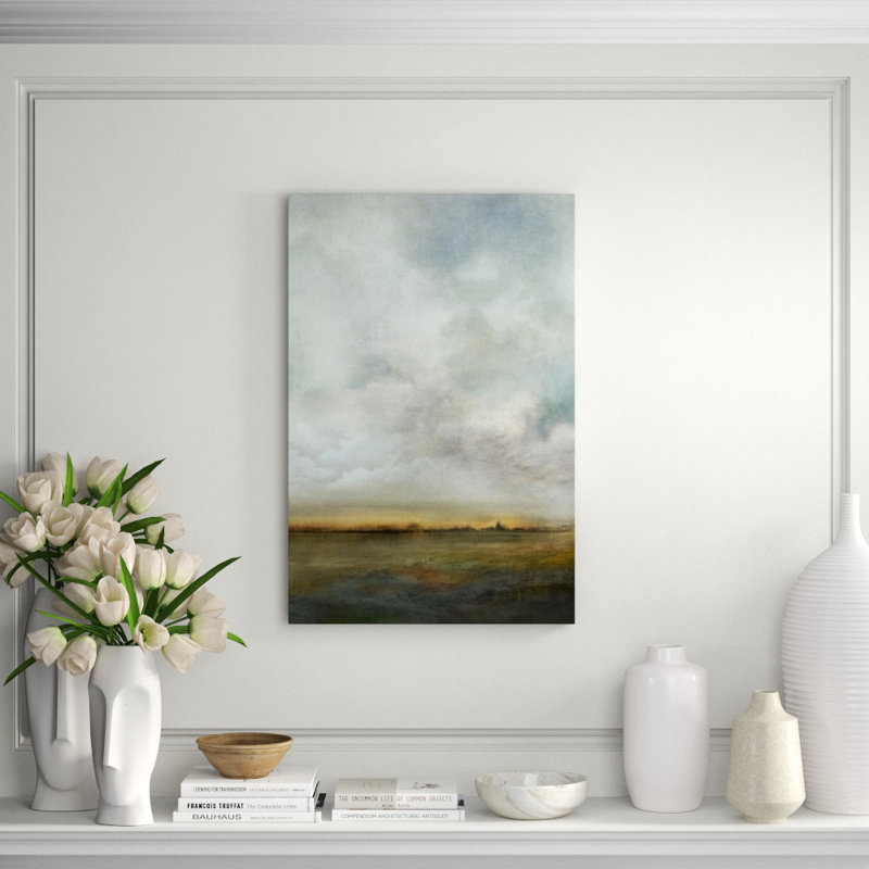 The End Of The Day II Painting by Elle Youngstrom, Glass Coat, 36" H x 24" W x 1.5" D
