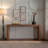 Console Table With Solid Wood For Living Room, Long Sofa Table Behind Couch, Retro Narrow Entryway Table For Hallway Foyer