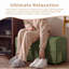 Repose-pieds en velours côtelé Green-176309003