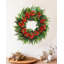 Couronne de fleur de barbe de dragon artificielle luxuriante - 20 po de verdure décorative - maison de campagne extérieure extérieure et décoration intérieure moderne toute l'année