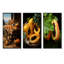 «Harvest Hues Papaya Fruit Perfection I», ensemble de 3 impressions sur toile de fruits-106076382-106076384