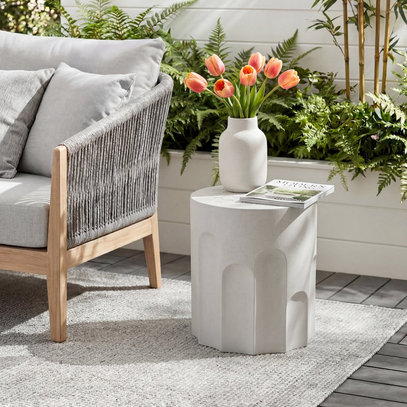 Table d'appoint moderne, 2, Blanc