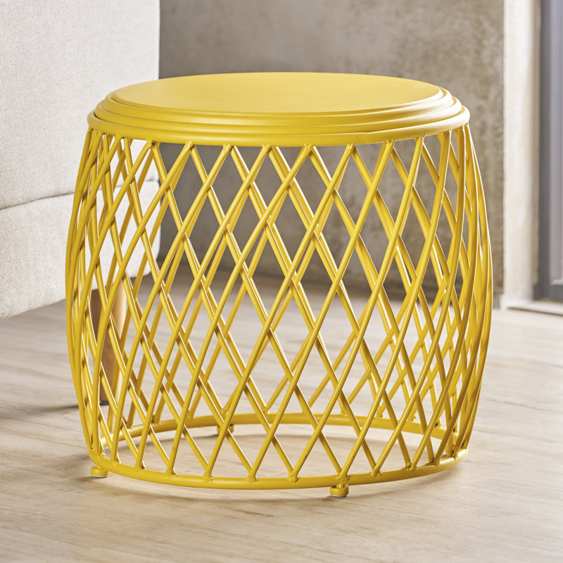 Table de bout Milano, Jaune