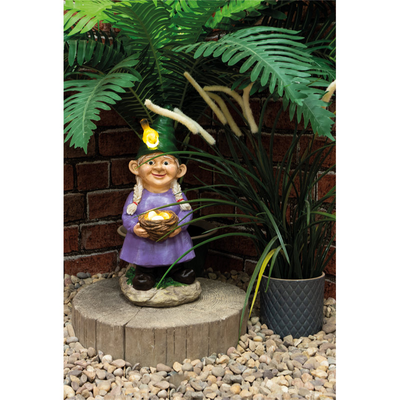 Giselle Solar Gnome Garden Ornament