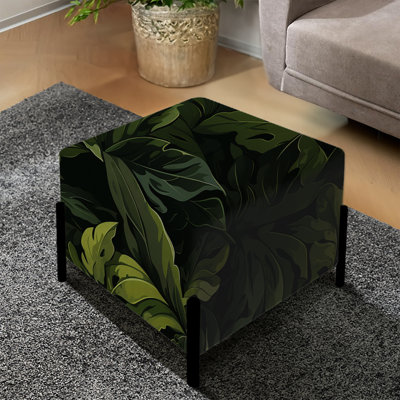 Jungle Camouflage Adventures - Repose-pieds carré camouflage