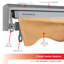 Classic Series 13'x10' Manual Patio Retractable Awning-1802176788-1802176789