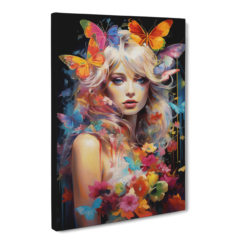 Fairy Pop Art - Wrapped Canvas, 50cm H x 35cm W x 3cm D