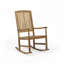 Chaises berçantes d'extérieur en bois d'acacia