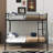 Full XL Over Queen-Sized Metal Bunk Bed-1688565253