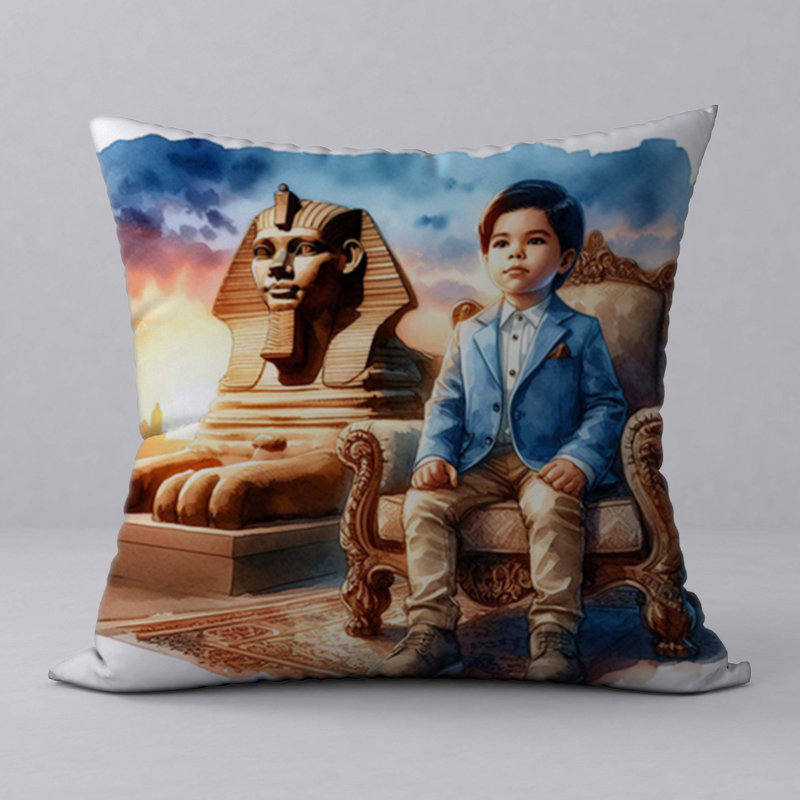 Polyester Throw Square Pillow Cover & Insert