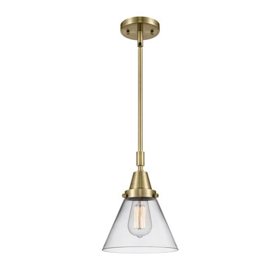 Luminaire suspendu conique 1 lumière Ashwath
