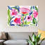 Coquelicots roses - reproduction d'art sur toile-73164222-73164223-73164224