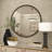 Bernulf Solid Wood Circle Wall Mirror