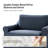 Estevan 50.75"W Farmhouse Slipcovered Oversized Armchair with Feather Blended Cushion-567257479