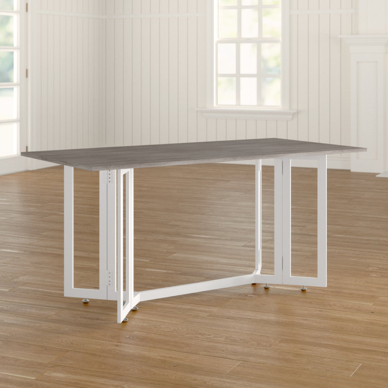 Metal Base Dining Table