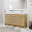 Meuble-lavabo double 60 po avec plateau en résine