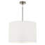 Jack Pendant - 4-Light - Modern Brass - Shannon Oyster Fabric-1629531757-1629531745