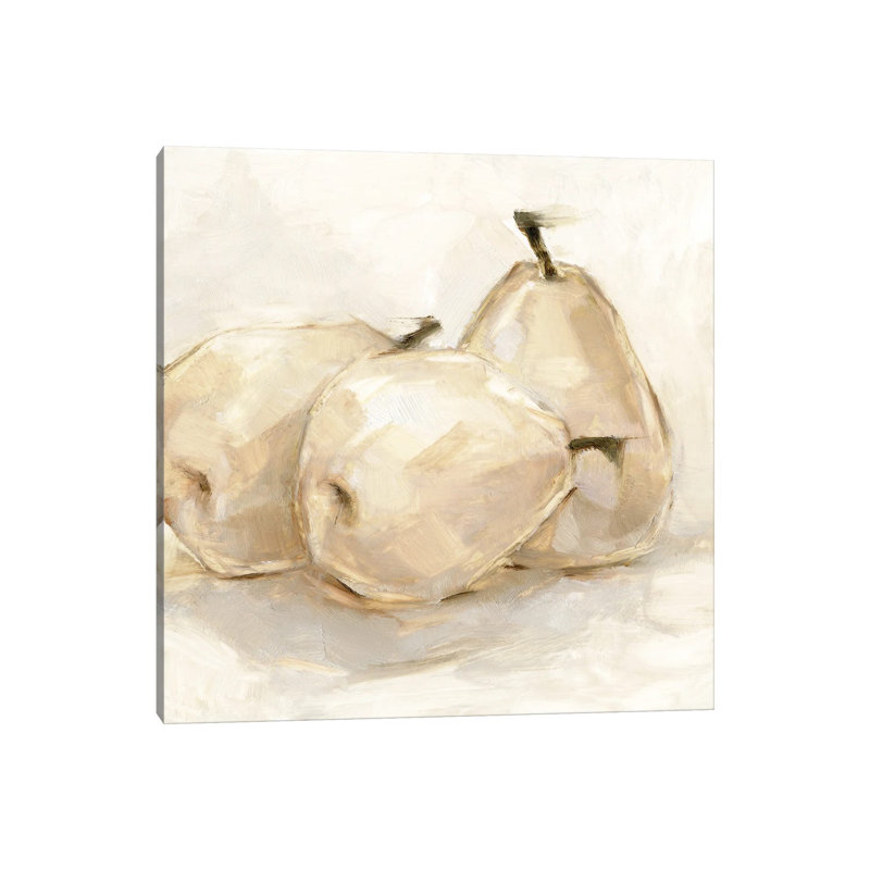 Pear Study II by Ethan Harper - Wrapped Canvas Painting, 66.04 cm H x 66.04 cm W