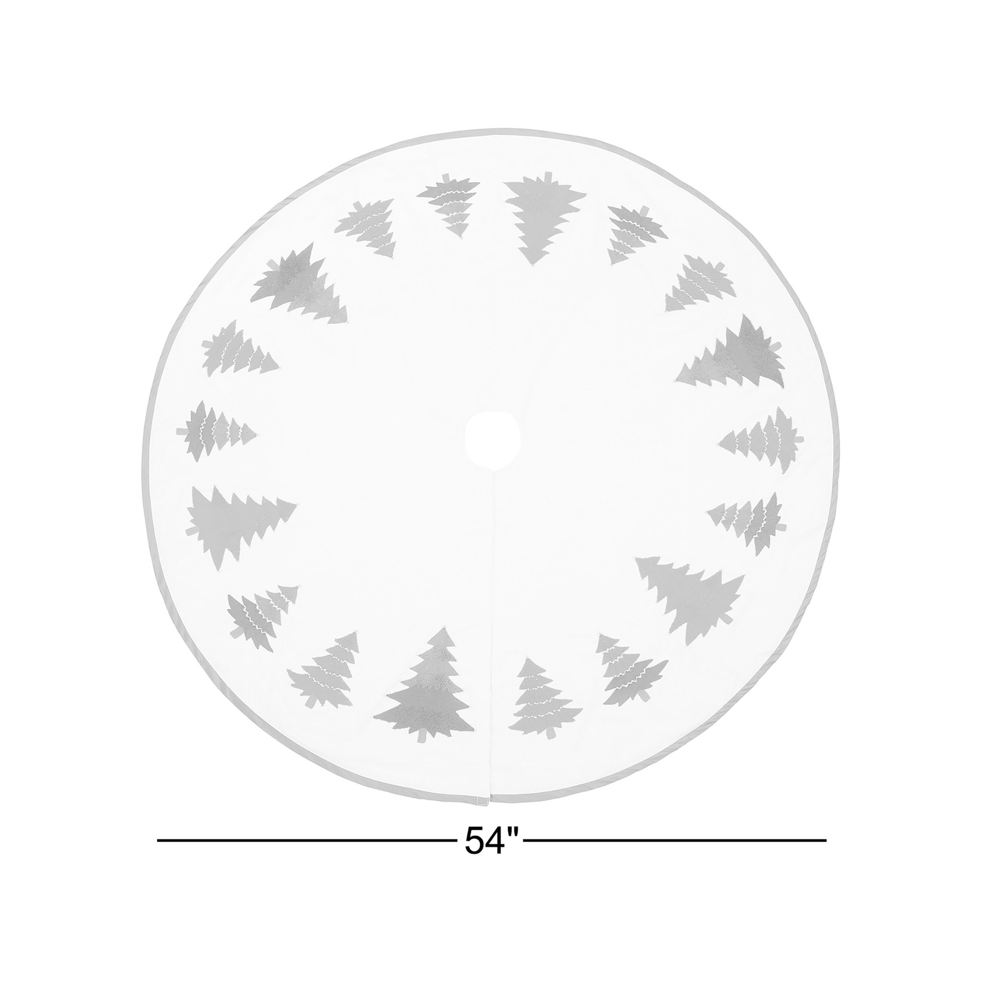 Arbres Collection Cotton Tree Skirt, 54" W