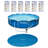 Intex 12' Pool Cover w/ 12 x 2.5 Ft Metal Frame Pool w/ Intex Filters (6 Pack)