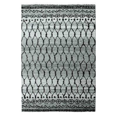 Blend Rectangle Ikat Flatweave Area Rug
