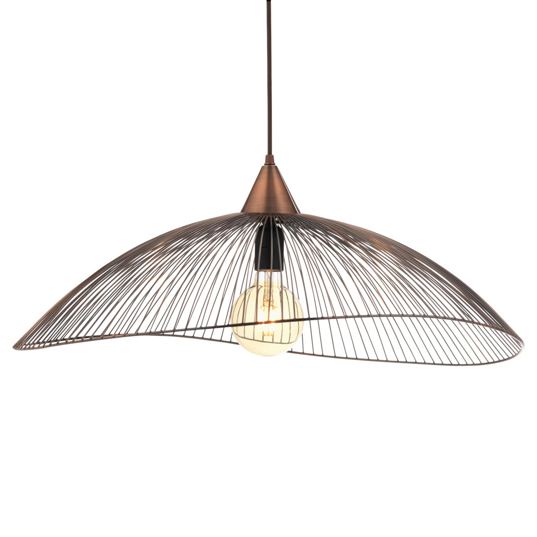 Fairman 1 - Light Copper Dome Pendant