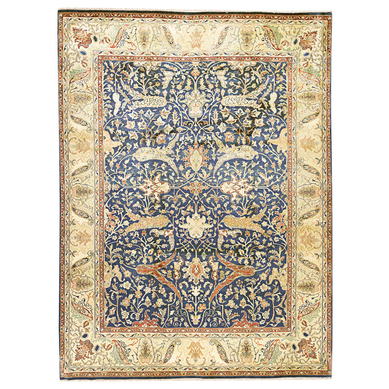 One-of-a-Kind 9'1" X 12'3" Hand Knotted Area Rug