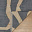 Tapis noir tissé à plat à la main Nevels Karo-826289678