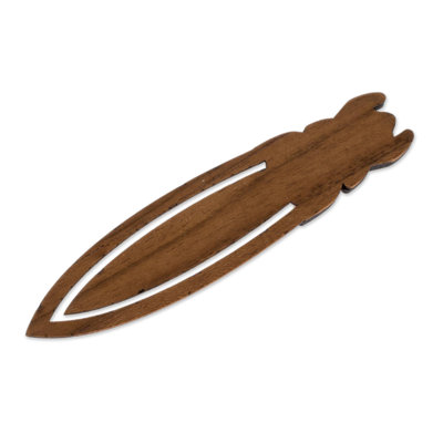 Felma Boruca Mask Teakwood Bookmark