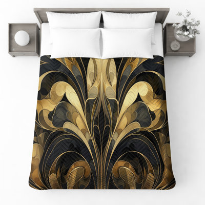 Couvre-lit matelassé Art Deco toutes tailles