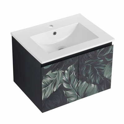 Base de meuble-lavabo simple mural 24 po seulement