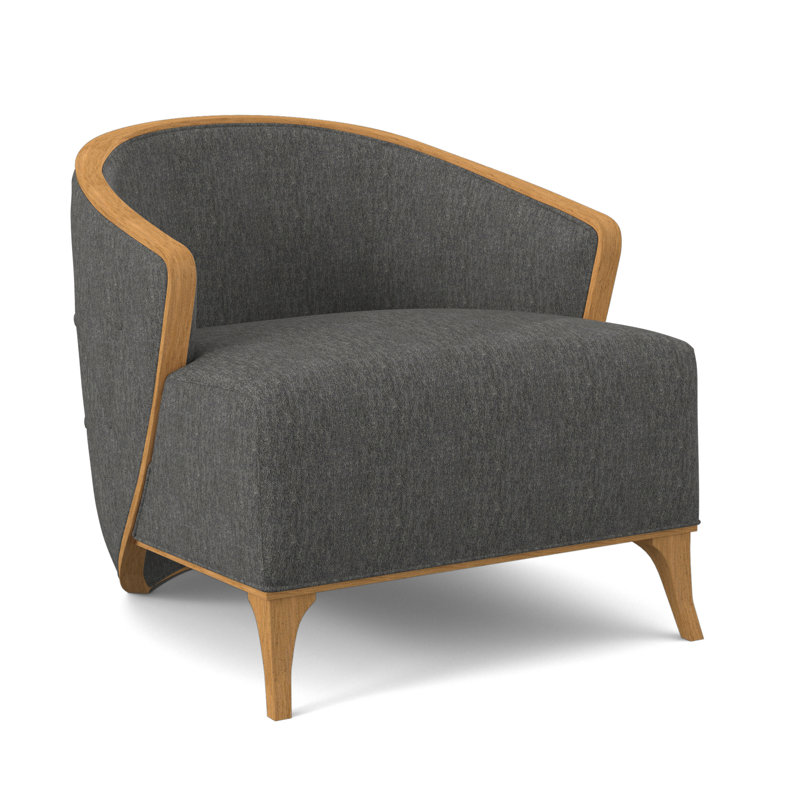 Penegrine Lounge Chair, Amber, Elise Flax