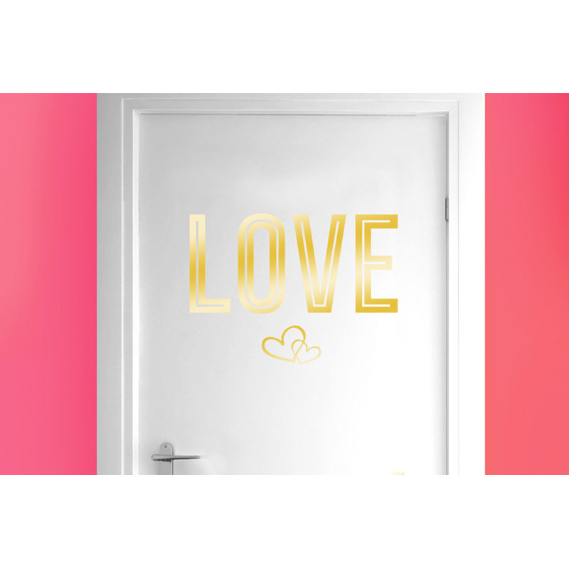 Wall Decal, Shiny Gold
