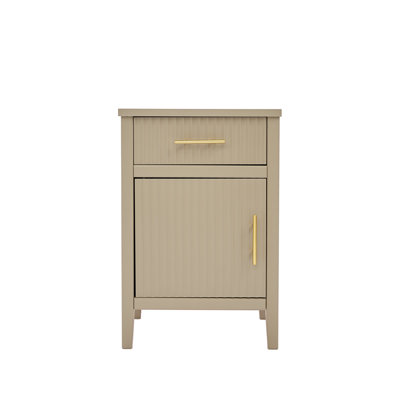 Amanraj 40 cm W Bedside Table