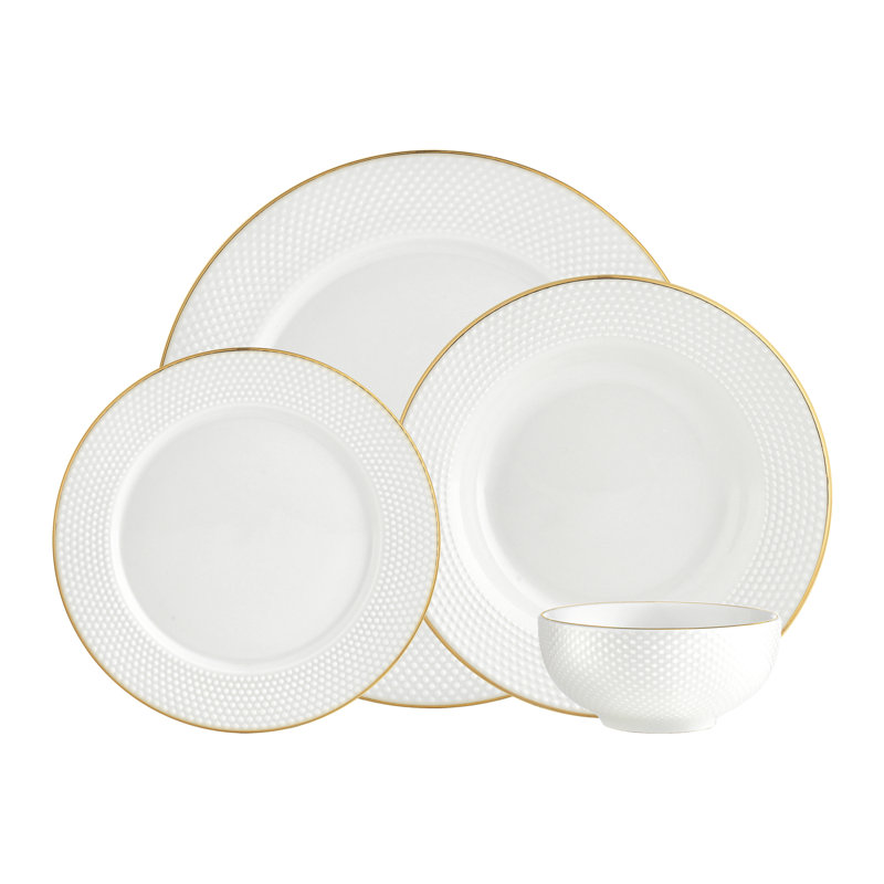 Service de table en porcelaine 16 pièces Pique