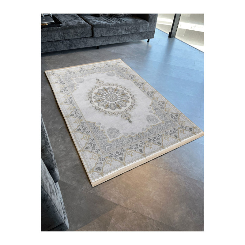 Tapis décoratif lavable à la machine Vintage