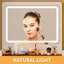 Coiffeuse (coiffeuse de maquillage) - bureau de coiffeuse 3 en 1 (miroir de maquillage) avec miroir à plateau ouvert, coiffeuse de maquillage avec bureau en verre visible, coiffeuse de maquillage compacte avec 3 tiroirs et tabouret, pour la chambre à coucher