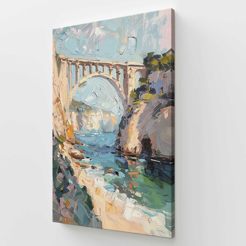 Bridging Hues, Large Canvas Print, 54" H x 36" W