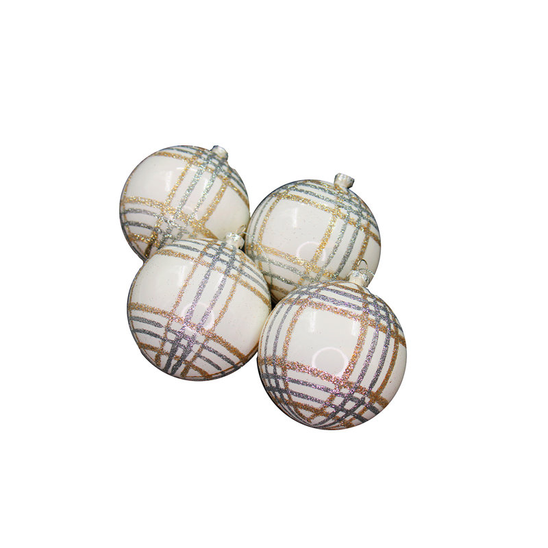 Ornement boule rayée The Holiday Aisle®