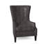 Fauteuil à oreilles Gallin en cuir véritable capitonné de 31 po de largeur-106834925-106834888