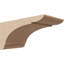 Bois de cèdre brut olympique TimberThane Corbel, brun clair apprêté-88289636