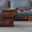 Table basse antique et personnalisée