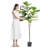 72.83'' Faux Tulip Tree Tree in Planter